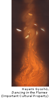 Dancing in the Flames (Important Cultural Property), Taishō Period, 1925