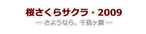 桜さくらサクラ・2009 -さようなら、千鳥ヶ淵-